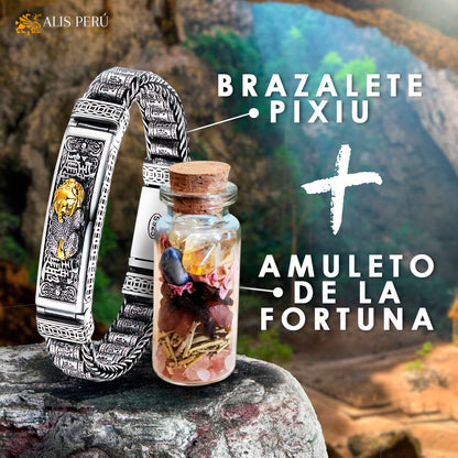 Brazalete Pixiu + Amuleto de la fortuna de Regalo 🎁